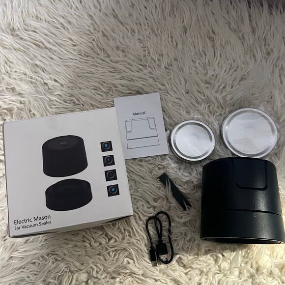 Electric Mason Jar Vacuum Sealer- Open Box - Picture 1 of 8